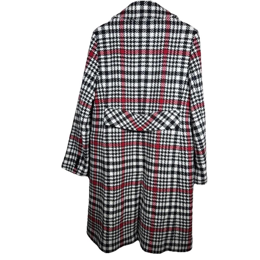 Talbots Women’s Plaid Wool Coat Sz 10 Classic Preppy Office Tweed - Picture 6 of 9